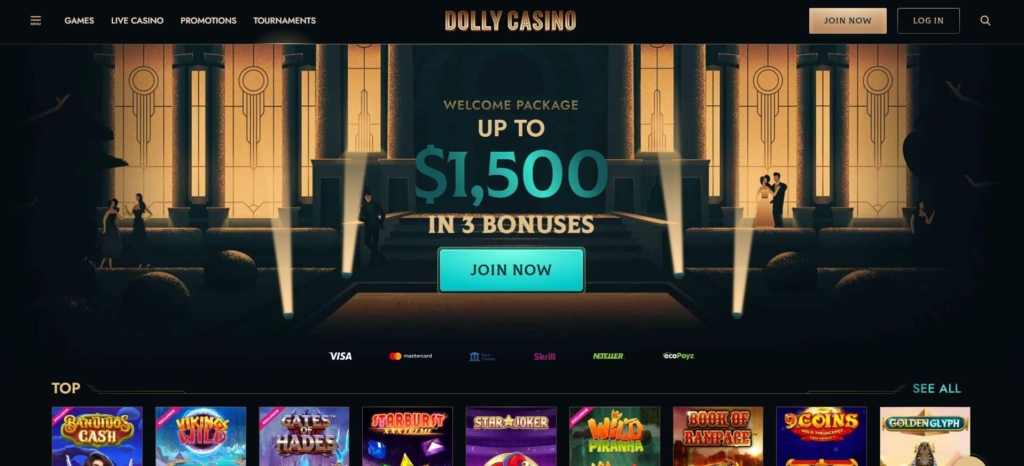 dolly casino homepage